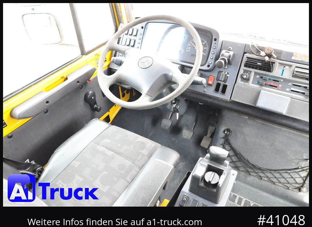 UNIMOG U4000, 437/25 4x4, Pritsche, Doka, Allrad 6 Sitze, - Truk flatbed: gambar 5 UNIMOG U4000, 437/25 4x4, Pritsche, Doka, Allrad 6 Sitze, - Truk flatbed: gambar 5