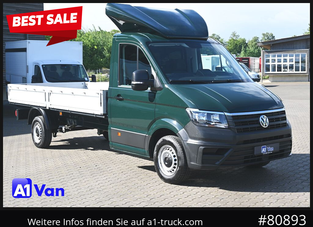 VOLKSWAGEN Crafter 35 Pritsche Maxi, Klima, AHK, - Van flatbed: gambar 1 VOLKSWAGEN Crafter 35 Pritsche Maxi, Klima, AHK, - Van flatbed: gambar 1