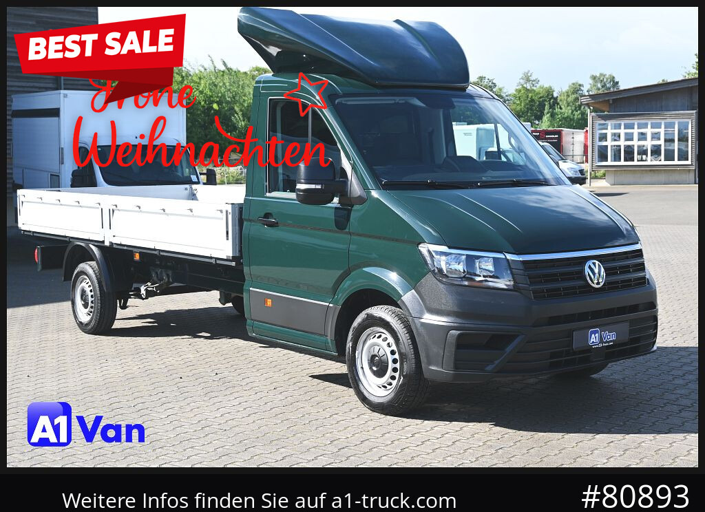 VOLKSWAGEN Crafter 35 Pritsche Maxi, Klima, AHK, - Van flatbed: gambar 1 VOLKSWAGEN Crafter 35 Pritsche Maxi, Klima, AHK, - Van flatbed: gambar 1