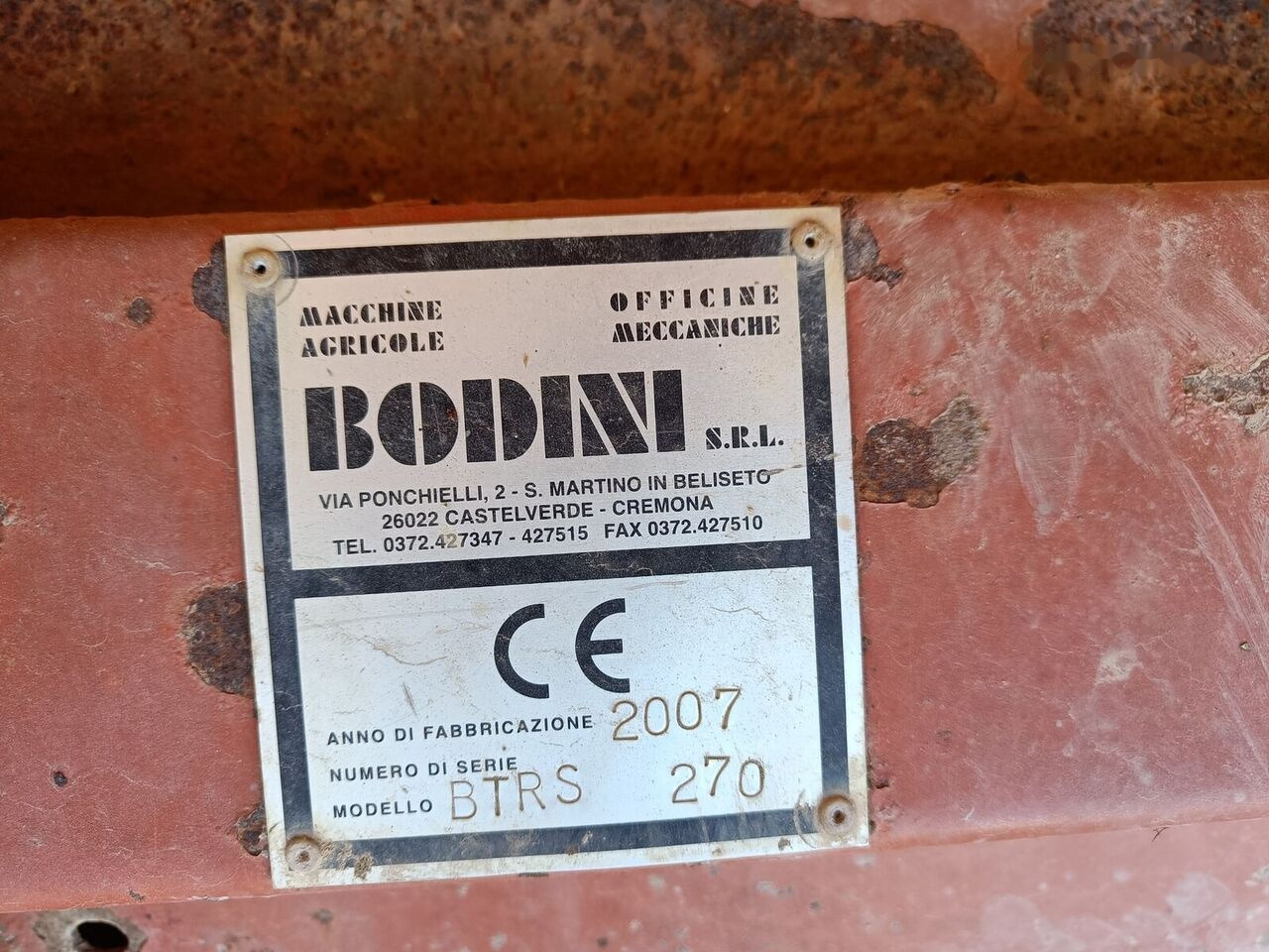 BODINI BTRS270 - Mesin pemotong chopper/ Mulcher: gambar 4 BODINI BTRS270 - Mesin pemotong chopper/ Mulcher: gambar 4