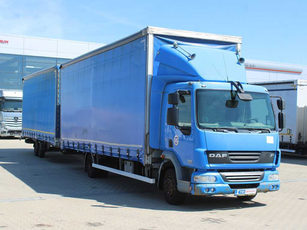 DAF FA LF 45, EURO 5, TYRES 80% + AGADOS TRAILER - Truk dengan terpal samping: gambar 3 DAF FA LF 45, EURO 5, TYRES 80% + AGADOS TRAILER - Truk dengan terpal samping: gambar 3
