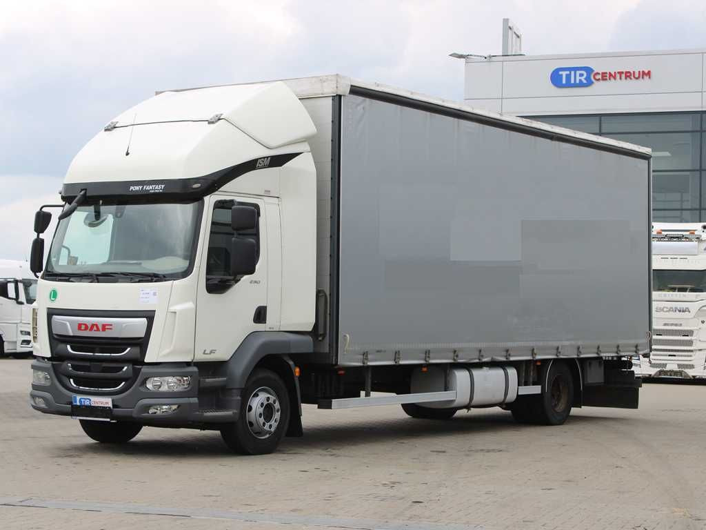 DAF LF 290 FA, EURO 6, SLEEPING CABIN - Truk dengan terpal samping: gambar 1 DAF LF 290 FA, EURO 6, SLEEPING CABIN - Truk dengan terpal samping: gambar 1