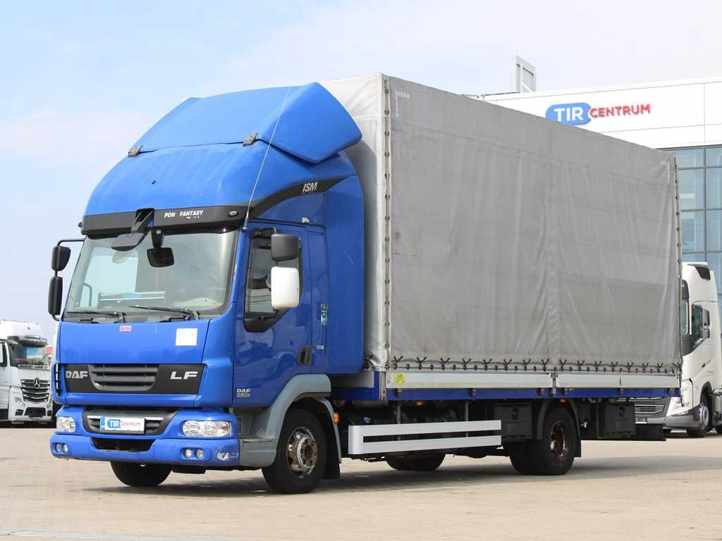 DAF LF 45.220, EURO 5 EEV, SLEEPING CABIN,SIDE-WALLS - Truk dengan terpal samping: gambar 1 DAF LF 45.220, EURO 5 EEV, SLEEPING CABIN,SIDE-WALLS - Truk dengan terpal samping: gambar 1