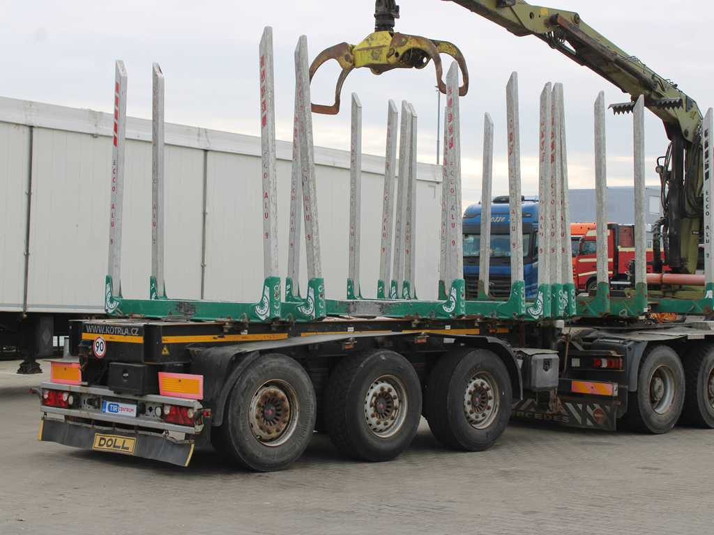 DOLL H3S-14H9, SAF AXLES, 2X LIFT AXLE, EXTENSION - Semi-trailer pengangkut kayu: gambar 4 DOLL H3S-14H9, SAF AXLES, 2X LIFT AXLE, EXTENSION - Semi-trailer pengangkut kayu: gambar 4