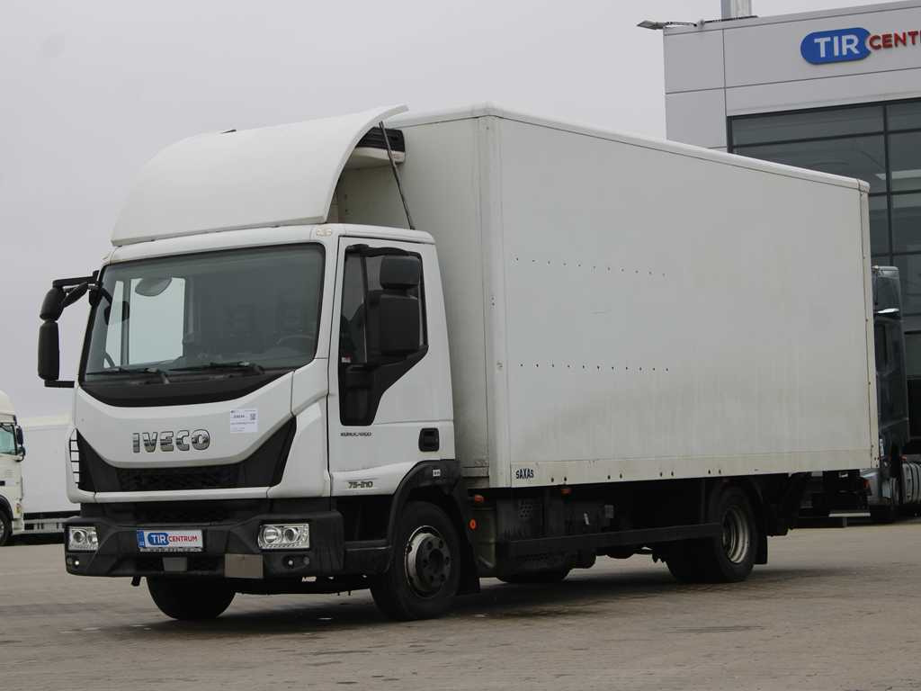 Iveco EUROCARGO 75-210, EURO 6, HYDRAULIC FRONT, CARRIER, TIRE 80% - Truk berpendingin: gambar 1 Iveco EUROCARGO 75-210, EURO 6, HYDRAULIC FRONT, CARRIER, TIRE 80% - Truk berpendingin: gambar 1