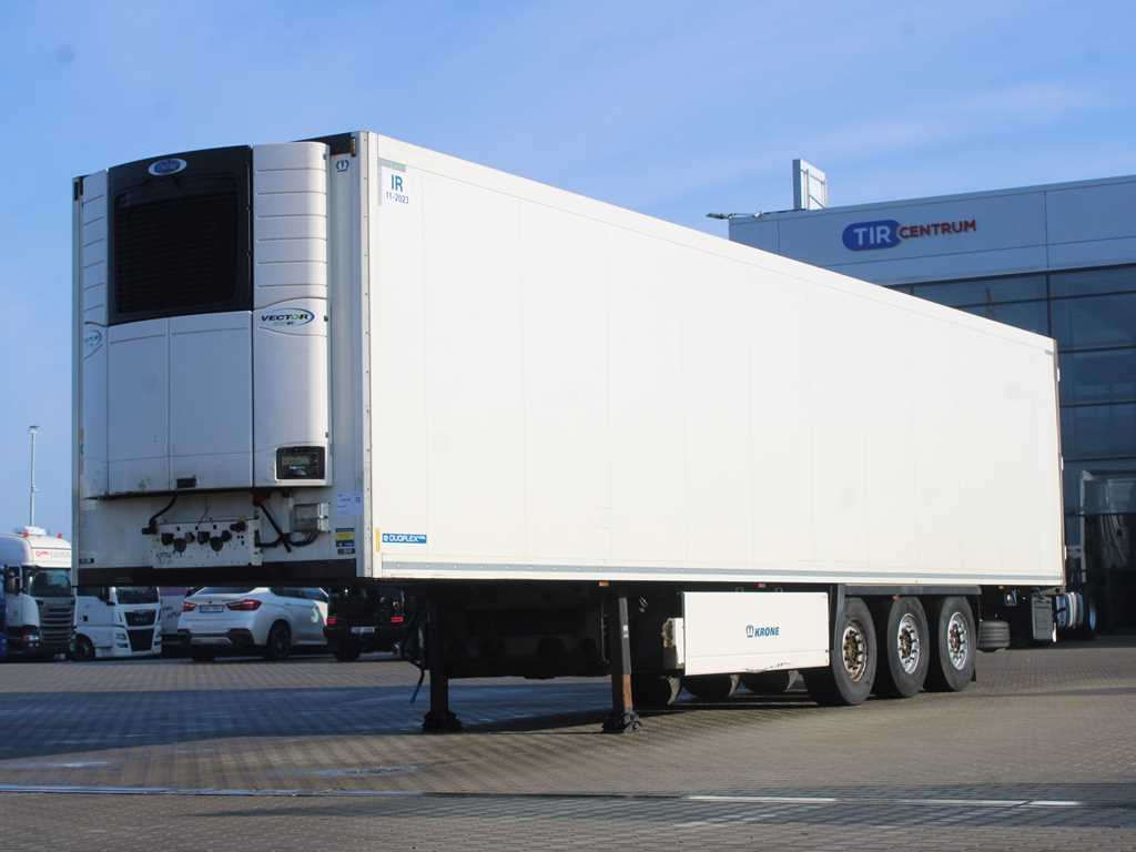 Krone SD, LIFT AXLE, 2x EVAPORATOR, CARRIER VECTOR 1950MT - Semi-trailer berpendingin: gambar 1 Krone SD, LIFT AXLE, 2x EVAPORATOR, CARRIER VECTOR 1950MT - Semi-trailer berpendingin: gambar 1
