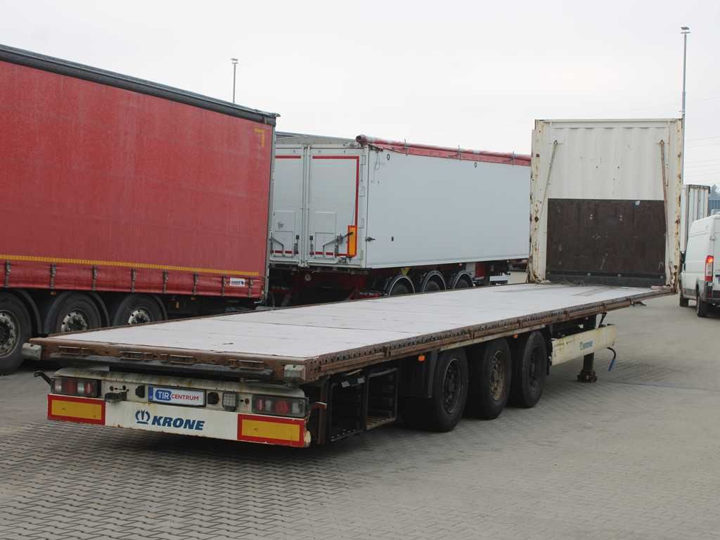 Krone SD, LIFTING AXLE, MULTILOCK - Semi-trailer flatbed: gambar 4 Krone SD, LIFTING AXLE, MULTILOCK - Semi-trailer flatbed: gambar 4