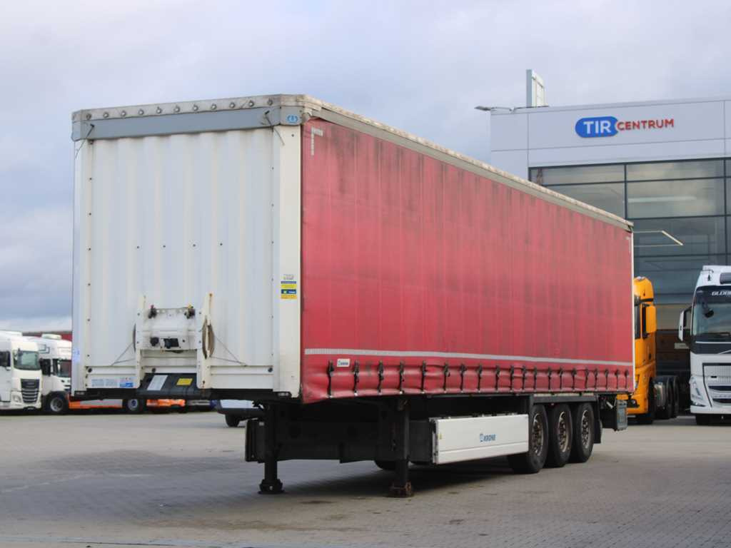 Krone SD, LIFTING AXLE, MULTILOCK, SAF, 2x PALLET BASKET - Semi-trailer dengan terpal samping: gambar 1 Krone SD, LIFTING AXLE, MULTILOCK, SAF, 2x PALLET BASKET - Semi-trailer dengan terpal samping: gambar 1