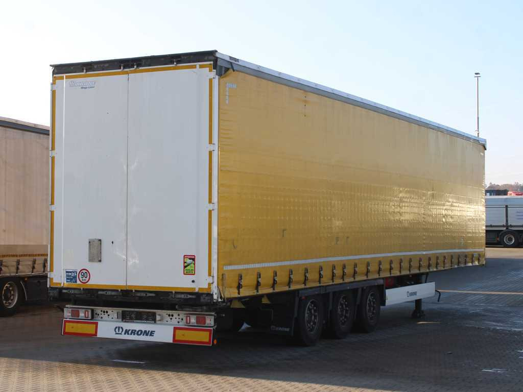 Krone SD, LOWDECK, LIFTING AXLE, LIFTING ROOF, MULTILOCK - Semi-trailer dengan terpal samping: gambar 4 Krone SD, LOWDECK, LIFTING AXLE, LIFTING ROOF, MULTILOCK - Semi-trailer dengan terpal samping: gambar 4