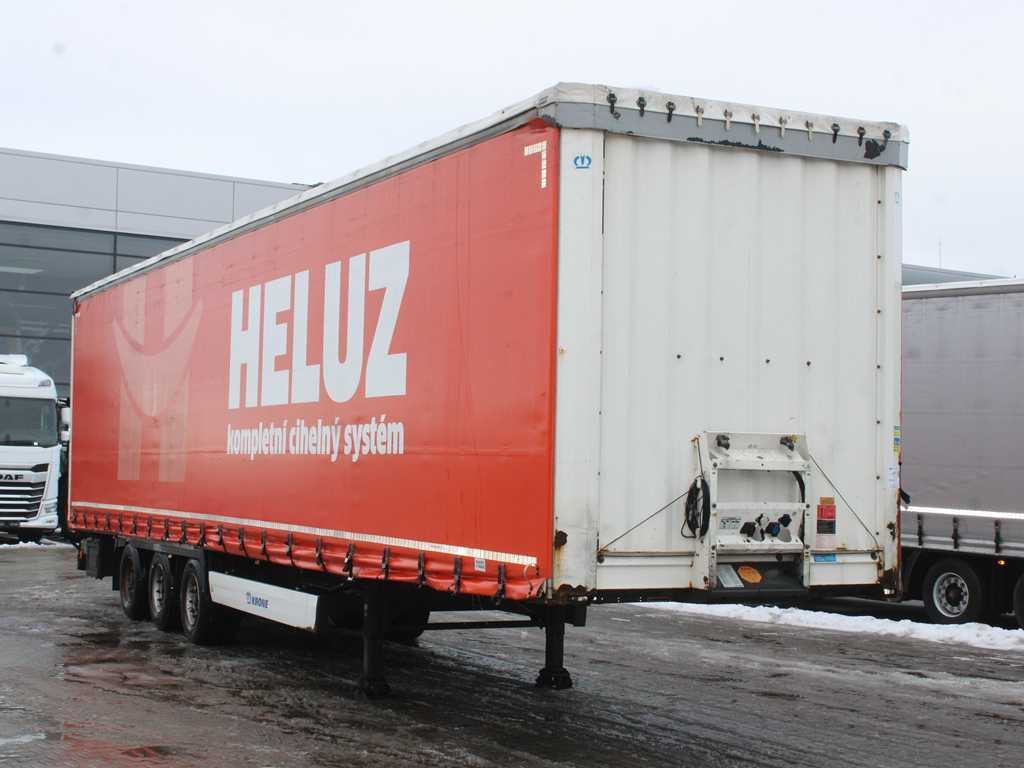 Krone SD, LOWDECK, MULTILOCK, LIFTING AXLE, LIFTING ROOF - Semi-trailer dengan terpal samping: gambar 3 Krone SD, LOWDECK, MULTILOCK, LIFTING AXLE, LIFTING ROOF - Semi-trailer dengan terpal samping: gambar 3