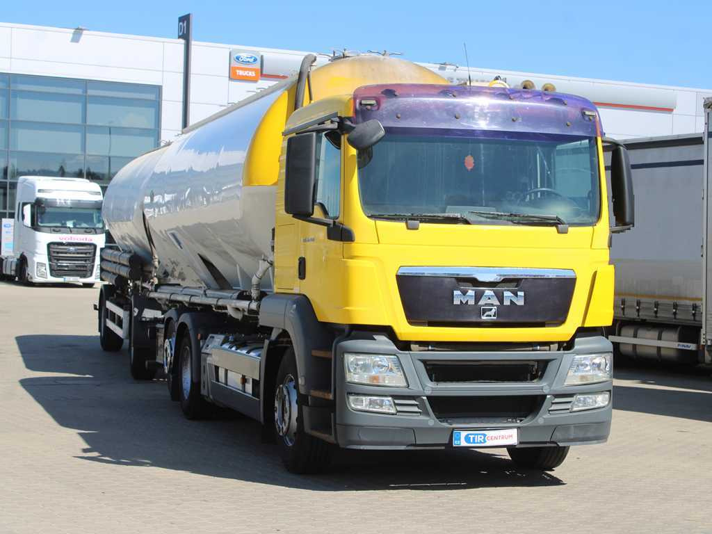 MAN TGA 26.440, 6x2, EURO 5, FELDBINDER 30m3, LIFTING AXLE, SILO + SPITZER (2006) - Truk tangki: gambar 3 MAN TGA 26.440, 6x2, EURO 5, FELDBINDER 30m3, LIFTING AXLE, SILO + SPITZER (2006) - Truk tangki: gambar 3