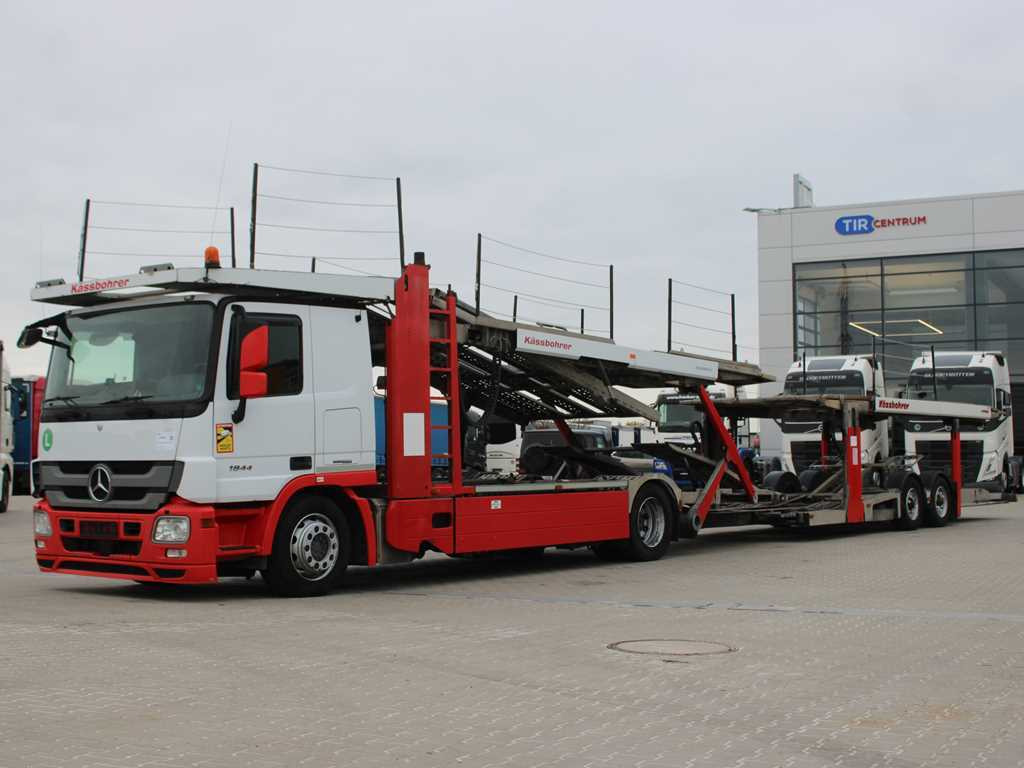 Mercedes-Benz Actros 1844, EURO 5EEV, RETARDER + KÄSSBOHRER METAGO (2006) - Truk pengangkut mobil: gambar 1 Mercedes-Benz Actros 1844, EURO 5EEV, RETARDER + KÄSSBOHRER METAGO (2006) - Truk pengangkut mobil: gambar 1