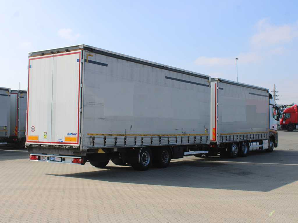 Mercedes-Benz Actros 2542, EURO 6, 6X2, AIR SUSPENSION + PANAV TV018M - Truk dengan terpal samping: gambar 4 Mercedes-Benz Actros 2542, EURO 6, 6X2, AIR SUSPENSION + PANAV TV018M - Truk dengan terpal samping: gambar 4