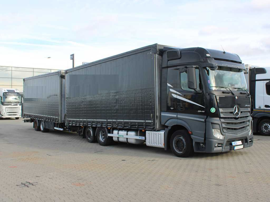 Mercedes-Benz Actros 2545, 6X2, EURO 6, AIR SUSPENSION + PANAV - Truk dengan terpal samping: gambar 3 Mercedes-Benz Actros 2545, 6X2, EURO 6, AIR SUSPENSION + PANAV - Truk dengan terpal samping: gambar 3