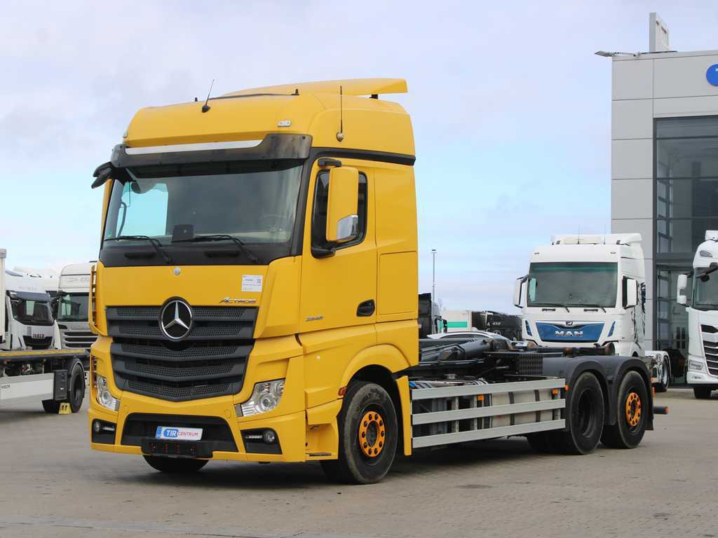 Mercedes-Benz Actros 2548, 6X2, EURO 6, RETARDER, INDEPENDENT AIR CONDITIONING, NAVIGATION - Hook lift: gambar 1 Mercedes-Benz Actros 2548, 6X2, EURO 6, RETARDER, INDEPENDENT AIR CONDITIONING, NAVIGATION - Hook lift: gambar 1