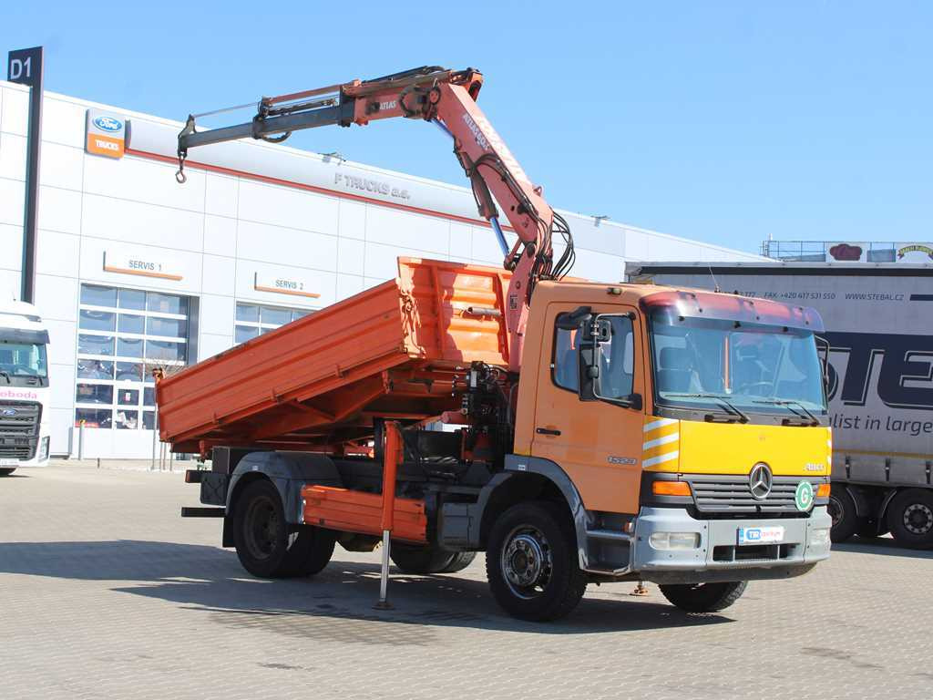 Mercedes-Benz Atego 1523, HYDRAULIC ARM ATLAS 60.1, THREE-SIDED - Truk jungkit, Truk derek: gambar 3 Mercedes-Benz Atego 1523, HYDRAULIC ARM ATLAS 60.1, THREE-SIDED - Truk jungkit, Truk derek: gambar 3