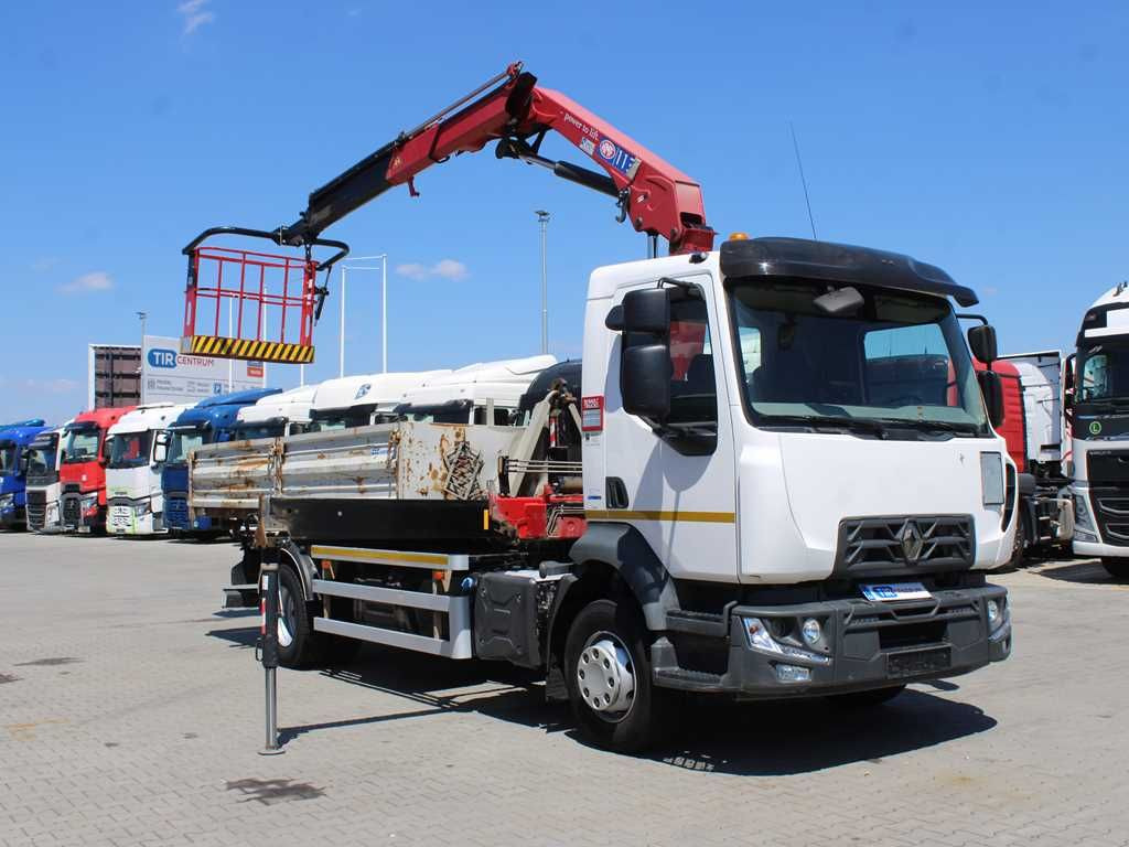 Renault D16, CRANE HMF 1130K- RC+ PLATFORM, PARKING CAM. - Hook lift, Truk derek: gambar 2 Renault D16, CRANE HMF 1130K- RC+ PLATFORM, PARKING CAM. - Hook lift, Truk derek: gambar 2