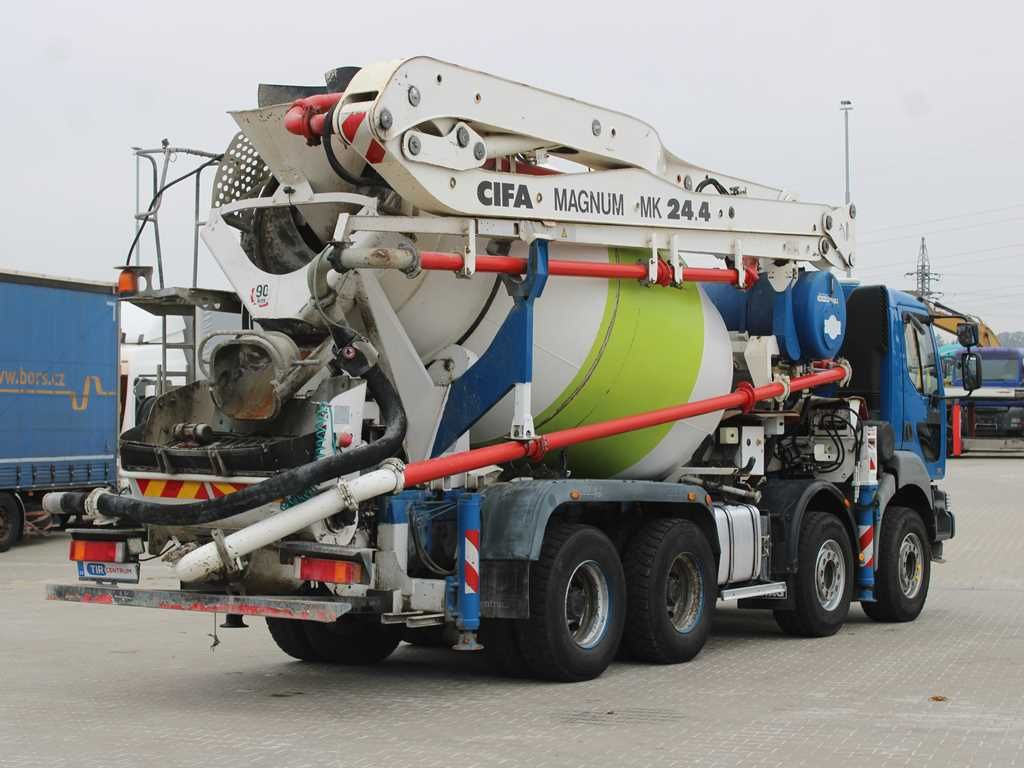 Renault KERAX 420, EURO 3, 7m3, 8X4, CIFA MAGNUM MK 24.4 - Truk pompa mixer: gambar 3 Renault KERAX 420, EURO 3, 7m3, 8X4, CIFA MAGNUM MK 24.4 - Truk pompa mixer: gambar 3