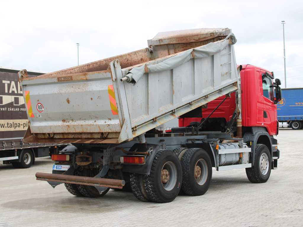 Scania R 420 CB 6X4 , THREE SIDED, EURO 4, RETARDER, 13m³ - Truk jungkit: gambar 4 Scania R 420 CB 6X4 , THREE SIDED, EURO 4, RETARDER, 13m³ - Truk jungkit: gambar 4