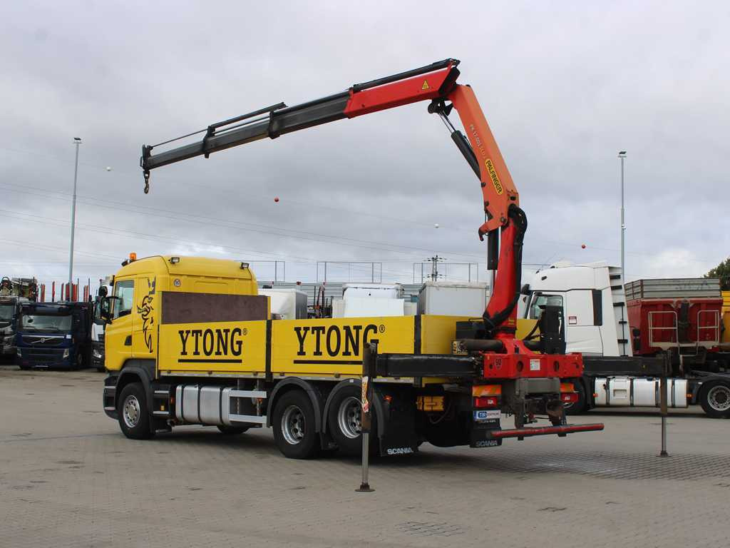 Scania R450, 6X2, EURO 6, SIDE, HYDRAULIC ARM PALFINGER PK 17.001 - Truk flatbed: gambar 5 Scania R450, 6X2, EURO 6, SIDE, HYDRAULIC ARM PALFINGER PK 17.001 - Truk flatbed: gambar 5