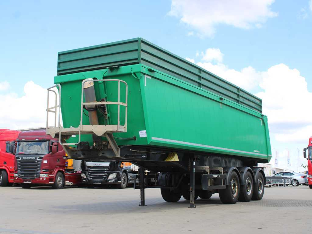 Schwarzmüller KIS 3/E, 2X LIFT AXLE, SAF, 46m³ - Semi-trailer jungkit: gambar 1 Schwarzmüller KIS 3/E, 2X LIFT AXLE, SAF, 46m³ - Semi-trailer jungkit: gambar 1
