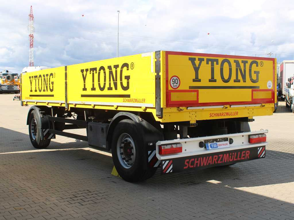 Schwarzmüller PA 2/E, SIDEBOARD, SAF, MULTILOCK, TYRES 80% - Trailer flatbed: gambar 5 Schwarzmüller PA 2/E, SIDEBOARD, SAF, MULTILOCK, TYRES 80% - Trailer flatbed: gambar 5