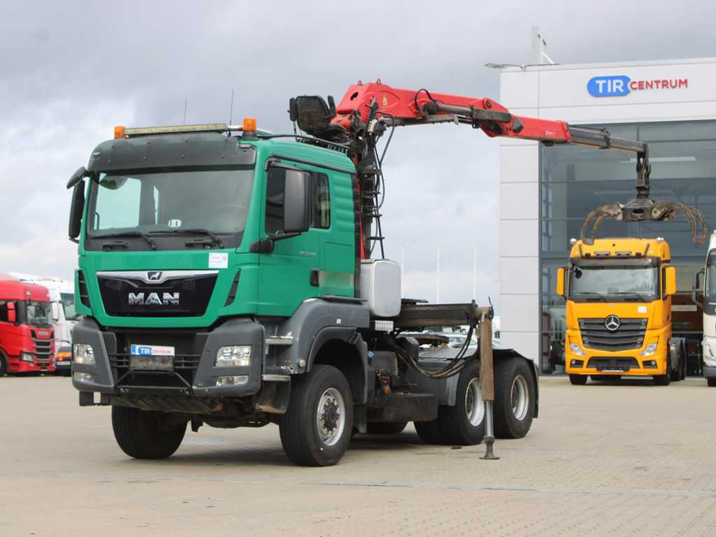 MAN TGS 33.500, 6X6, EURO 6, RETARDER, PALFINGER HYDRAULIC ARM Q170Z96 - Tractor head: gambar 1 MAN TGS 33.500, 6X6, EURO 6, RETARDER, PALFINGER HYDRAULIC ARM Q170Z96 - Tractor head: gambar 1