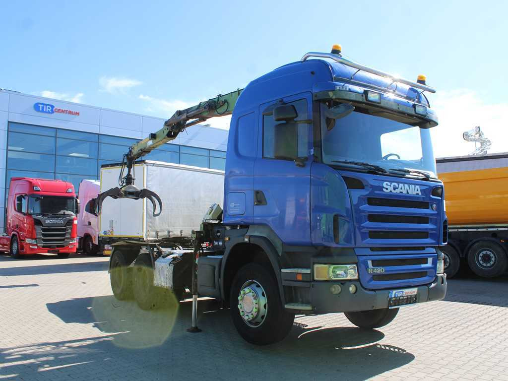 Scania R420, 6x4, EURO 3, HYDRAULIC ARM LOGLIFT F135ZT94A, LIGHTS - Tractor head: gambar 3 Scania R420, 6x4, EURO 3, HYDRAULIC ARM LOGLIFT F135ZT94A, LIGHTS - Tractor head: gambar 3