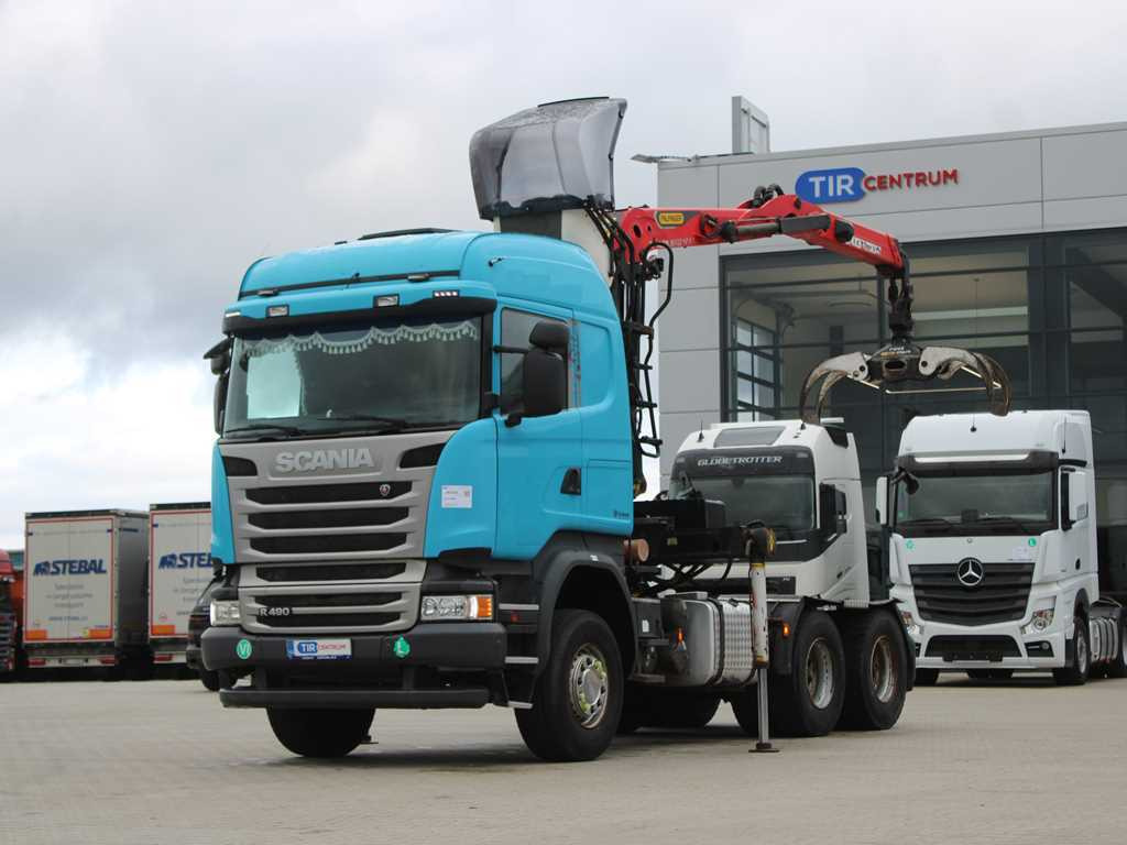 Scania R490, 6X4, EURO 6, DOUBLE CIRCUIT HYDRAULIC, PALFINGER EPSILON M13Z91 - Tractor head: gambar 1 Scania R490, 6X4, EURO 6, DOUBLE CIRCUIT HYDRAULIC, PALFINGER EPSILON M13Z91 - Tractor head: gambar 1