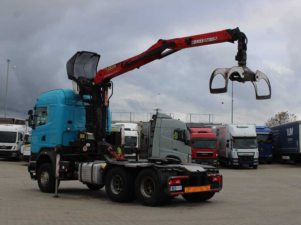 Scania R490, 6X4, EURO 6, DOUBLE CIRCUIT HYDRAULIC, PALFINGER EPSILON M13Z91 - Tractor head: gambar 5 Scania R490, 6X4, EURO 6, DOUBLE CIRCUIT HYDRAULIC, PALFINGER EPSILON M13Z91 - Tractor head: gambar 5