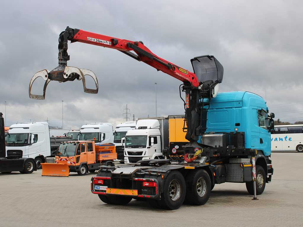 Scania R490, 6X4, EURO 6, DOUBLE CIRCUIT HYDRAULIC, PALFINGER EPSILON M13Z91 - Tractor head: gambar 4 Scania R490, 6X4, EURO 6, DOUBLE CIRCUIT HYDRAULIC, PALFINGER EPSILON M13Z91 - Tractor head: gambar 4