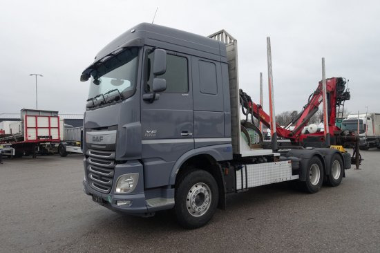 DAF FAT XF 510 mit Penz Ladekran 15Z8.70 inkl. Holzgreifer 6x4 - Truk logging: gambar 1 DAF FAT XF 510 mit Penz Ladekran 15Z8.70 inkl. Holzgreifer 6x4 - Truk logging: gambar 1