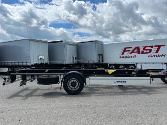 Krone 1-Achs Lafette BPW-Achse, Heckabstützung - Trailer pengangkut mobil: gambar 5 Krone 1-Achs Lafette BPW-Achse, Heckabstützung - Trailer pengangkut mobil: gambar 5