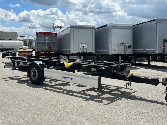 Krone 1-Achs Lafette BPW-Achse, Heckabstützung - Trailer pengangkut mobil: gambar 4 Krone 1-Achs Lafette BPW-Achse, Heckabstützung - Trailer pengangkut mobil: gambar 4