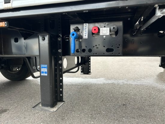 Semi-trailer dengan terpal samping baru Krone 1-achs Auflieger, Heckabstützung XL Zertifikat, Edscha-Verdeck,: gambar 9