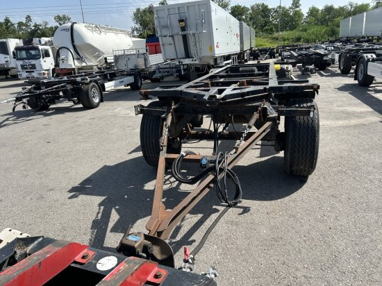Krone AZ 18, Standard-Lafette BPW-Achsen, - Trailer pengangkut mobil: gambar 2 Krone AZ 18, Standard-Lafette BPW-Achsen, - Trailer pengangkut mobil: gambar 2