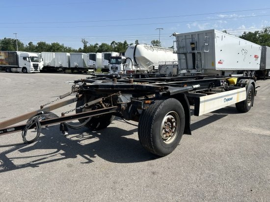 Krone AZ 18, Standard-Lafette BPW-Achsen, - Trailer pengangkut mobil: gambar 1 Krone AZ 18, Standard-Lafette BPW-Achsen, - Trailer pengangkut mobil: gambar 1