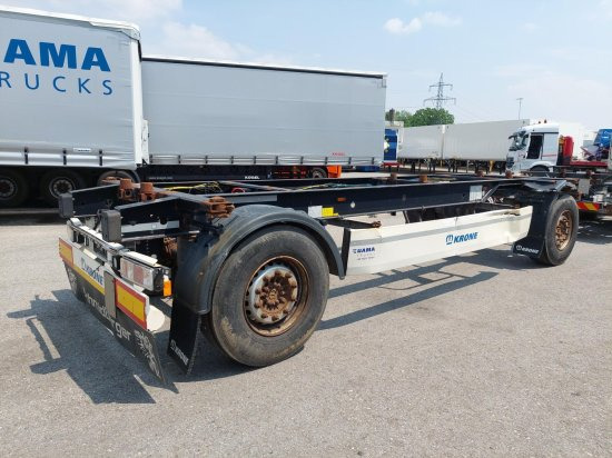 Krone AZ 18, Standard-Lafette Krone-Achsen, - Trailer pengangkut mobil: gambar 2 Krone AZ 18, Standard-Lafette Krone-Achsen, - Trailer pengangkut mobil: gambar 2