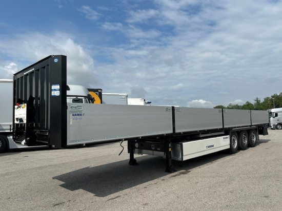 Krone Profi Liner SDP 27 Baustoff Auflieger Neu, 1-A Liftachse, mehrere Einheiten vorhanden - Semi-trailer flatbed: gambar 1 Krone Profi Liner SDP 27 Baustoff Auflieger Neu, 1-A Liftachse, mehrere Einheiten vorhanden - Semi-trailer flatbed: gambar 1