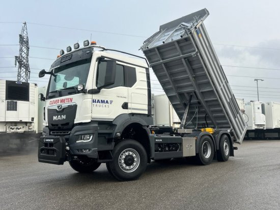 MAN TGS 28.480 6x4x4 , Meiller, Winterdienstausrüstung, Achslift, Lenkachse - Truk jungkit: gambar 1 MAN TGS 28.480 6x4x4 , Meiller, Winterdienstausrüstung, Achslift, Lenkachse - Truk jungkit: gambar 1