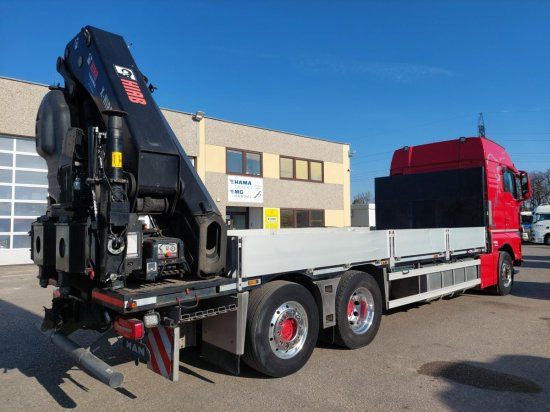 MAN TGX 26.510 BL Pritsche, Intarder, HIAB X-HIPRO 558EP-5, Alu-Felgen, Lenkachse, - Truk flatbed, Truk derek: gambar 4 MAN TGX 26.510 BL Pritsche, Intarder, HIAB X-HIPRO 558EP-5, Alu-Felgen, Lenkachse, - Truk flatbed, Truk derek: gambar 4