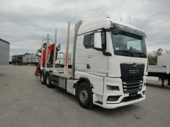 MAN TGX 33.580 BL 6x4, Intarder, Holztransporter, - Truk logging, Truk derek: gambar 3 MAN TGX 33.580 BL 6x4, Intarder, Holztransporter, - Truk logging, Truk derek: gambar 3