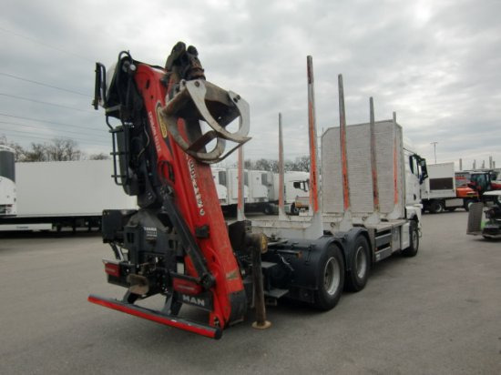 MAN TGX 33.580 BL 6x4, Intarder, Holztransporter, - Truk logging, Truk derek: gambar 4 MAN TGX 33.580 BL 6x4, Intarder, Holztransporter, - Truk logging, Truk derek: gambar 4