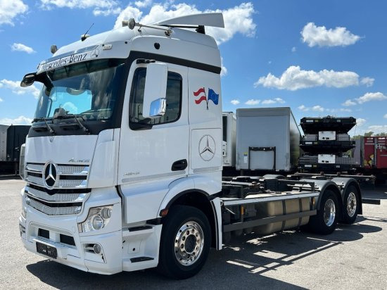 Mercedes-Benz Actros 2545 6x2 BDF E6, Retarder, Alufelgen - Pengangkut kontainer/ Container truck: gambar 1 Mercedes-Benz Actros 2545 6x2 BDF E6, Retarder, Alufelgen - Pengangkut kontainer/ Container truck: gambar 1