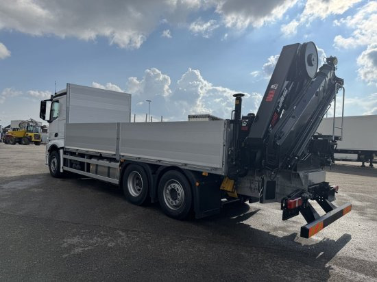 Mercedes-Benz Actros 2653, Retarder, Pritsche, Hiab Hipro 232 ES5 - Truk flatbed, Truk derek: gambar 4 Mercedes-Benz Actros 2653, Retarder, Pritsche, Hiab Hipro 232 ES5 - Truk flatbed, Truk derek: gambar 4