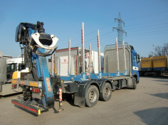 Mercedes-Benz Arocs 3353 6x4 Holztransp., Palfinger Kran Epsilon - Truk logging, Truk derek: gambar 4 Mercedes-Benz Arocs 3353 6x4 Holztransp., Palfinger Kran Epsilon - Truk logging, Truk derek: gambar 4