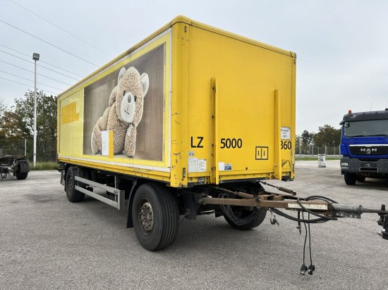 Saxas, Anhängewagen Kofferaufbau mit Hebebühne - Trailer kotak tertutup: gambar 2 Saxas, Anhängewagen Kofferaufbau mit Hebebühne - Trailer kotak tertutup: gambar 2