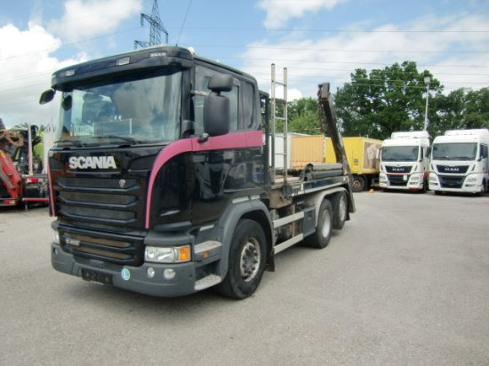 Scania G410 Absetzer, Automatik, E6 6x2 Lenk und Liftachse - Truk jungkit: gambar 1 Scania G410 Absetzer, Automatik, E6 6x2 Lenk und Liftachse - Truk jungkit: gambar 1