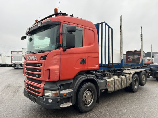 Scania R440 6x2 Abroller, Schalter ,Retarder, E5, lenk,lift Hyva Lift, OHNE AUFBAU - Hook lift, Truk derek: gambar 3 Scania R440 6x2 Abroller, Schalter ,Retarder, E5, lenk,lift Hyva Lift, OHNE AUFBAU - Hook lift, Truk derek: gambar 3