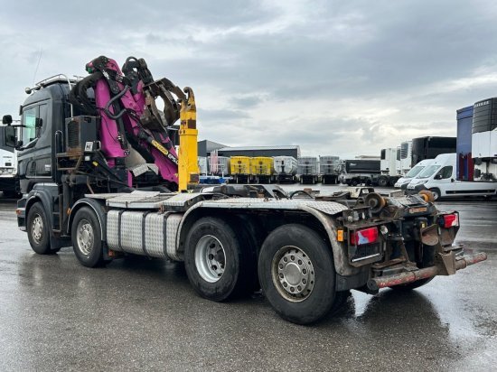 Scania R560 8x2, Schrottkran, E5, Lenk-Lift-Achse - Hook lift, Truk derek: gambar 5 Scania R560 8x2, Schrottkran, E5, Lenk-Lift-Achse - Hook lift, Truk derek: gambar 5